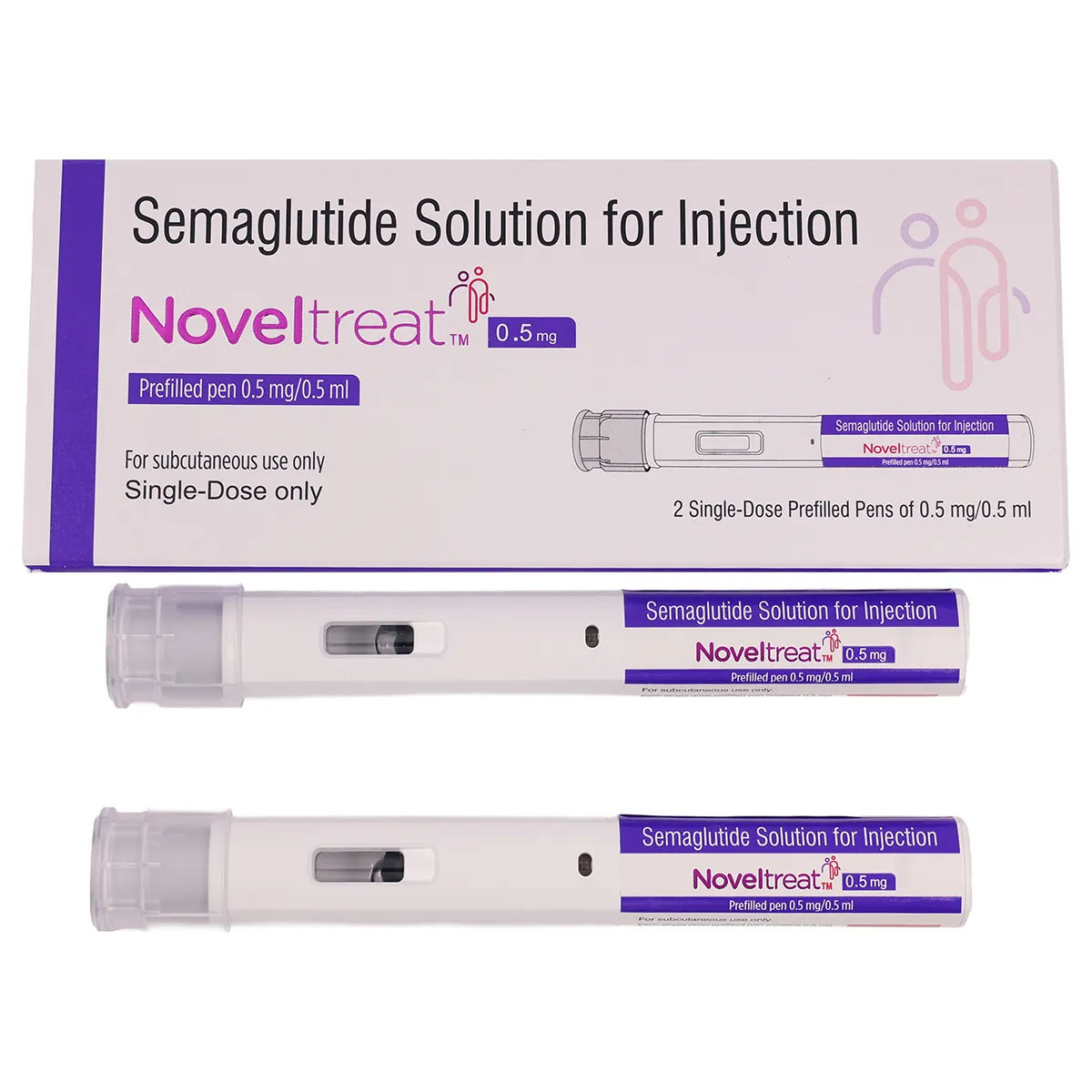 noveltreat 0.5 mg Semaglutide 0.5 Injection (Noveltreat) - Image 1